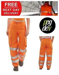 PANTALÓN MUJER RAIL SPEC HIVIS NARANJA TALLAS 26-34 CINTURA HGLRST - Imagen 1 de 1