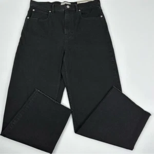 Everlane Damen Neu mit Etikett Coal Black The Way-High Raw Hem Luxus Jeans W30-32/L27,5 - Bild 1 von 10