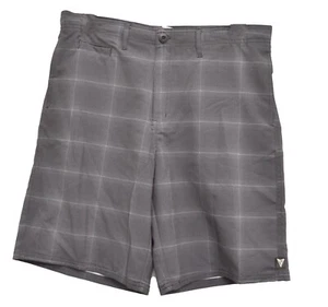 Univibe AMPHIBIOUS Walking Short Boardshort WATER Swimming  Grey XL sz 20 30"x9" - Picture 1 of 3