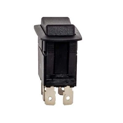 NSI 77130RQ Rocker Switch Momentary Contact DPDT 15 Amps On-Off-On Circuit Black - image 1 of 4