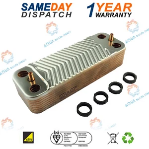 GLOW WORM 24CXI 30CXI 38CXI 16 PLATE HEAT EXCHANGER 2000801831 NEW - Picture 1 of 1