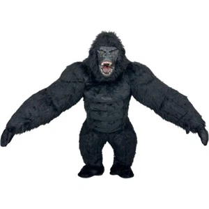 8.5ft Inflatable Costume Mascot Gorilla Plush Funny Cosplay Party Suit w/Battery - Picture 1 of 7