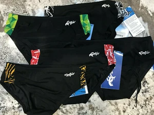 SIZE 28 Dolfin Racer Brief Swimsuit Practice Competition Tri Triathalon Swim Run - Picture 1 of 6