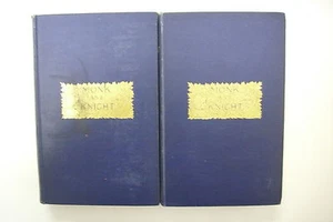 1893 2 Volume Set * MONK AND KNIGHT - An Historical Study * Frank Gunsaulus - Picture 1 of 3
