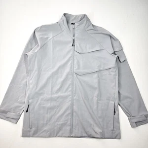 BYLT Mens Skyline Full Zip Jacket Gray XL X-Large Golf Performance Athletic - Picture 1 of 9