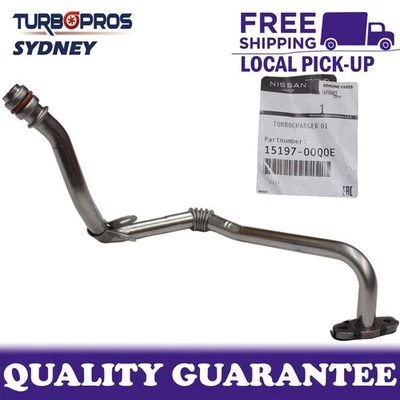 Tubo de retorno de aceite turbo cargador original para Nissan X-Trail TL/TS R9M 1,6 L Foto 1 de 4