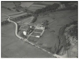 ZZ-2686/ Kröffelbach  Waldsolms Foto Luftbild 18 x 13  cm ca.1938 - Bild 1 von 2