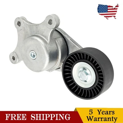 Belt Tensioner w/ Pulley For 2012-2019 Ford Explorer 3.5L 2007-2011 Ford Edge Foto 1 de 4