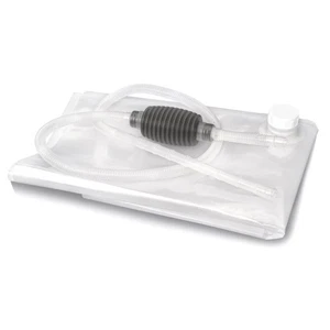 Vejiga de almacenamiento de agua con estuche con cremallera, bolsa de plástico de grado alimenticio de alta resistencia de 100 galones,... - Imagen 1 de 6