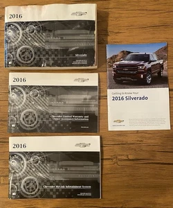 2016 Chevrolet Silverado Owners Manual OEM Free Shipping - Bild 1 von 1