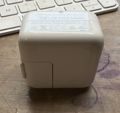 OEM Genuine Original Apple iPad 12W USB Wall Charger Power ADAPTER - Image 1 of 3