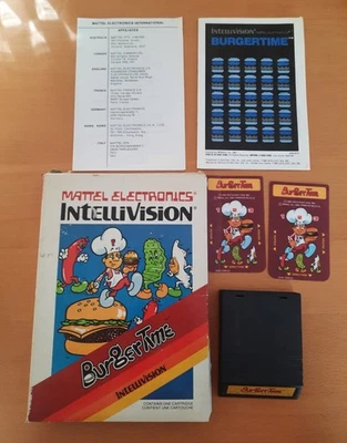 Burgertime + Donkey Kong for Intellivision -Complete in box - Tested and working - Immagine 1 di 4