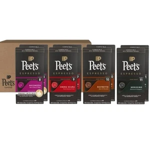 Peet's Coffee Nespresso Compatible Aluminum Capsules, 80-count box set - Picture 1 of 3
