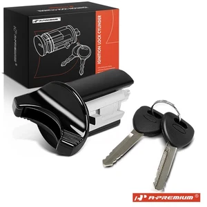 A-Premium Ignition Lock Cylinder Zamak 5 w/ Keys for Ford Explorer Mustang F-150 - Picture 1 of 9