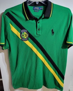 Polo Ralph Lauren Brazil Brasil #5 Pony Polo Collared Shirt XL EUC! - Picture 1 of 2