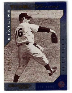 Whitey Ford 2002 Donruss Team Heroes Statline #362 SN#10/25 - Picture 1 of 2