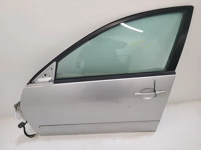 04-08 NISSAN MAXIMA Driver Left Front LH Door Silver 801017Y030        - Image 1 of 4