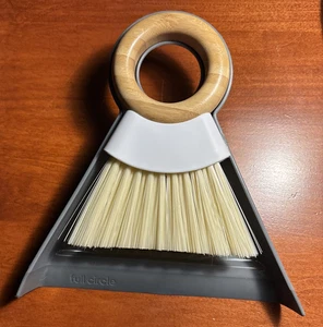 NEW ~ Tiny Team Mini Brush & Dustpan Set by Full Circle, Bamboo Handle - Picture 1 of 8
