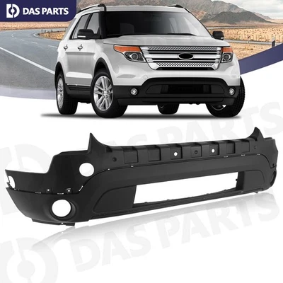 For 2011-2015 Ford Explorer Front Lower Bumper Cover Textured W/ Fog Lamp Holes Foto 1 de 4