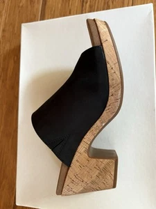 Rockport Black Vivianne Slide Suede CHO383 Size 8M - Picture 1 of 8