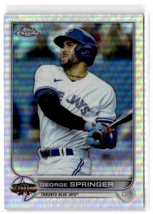 2022 Topps Chrome Update George Springer #ASGC-23 2022 All-Star Game Chrome - Picture 1 of 2