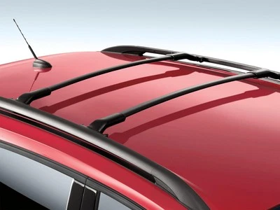 Escape® 2013-2019 Carbon Black Mounted Cross Bars Roof Rack Side Rails Set 2pc Foto 1 de 4