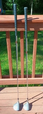 Taylormade System 2 Midsize 3 & 5 Wood Set | RH | Dynalite Stiff Steel Shafts - Image 1 of 4