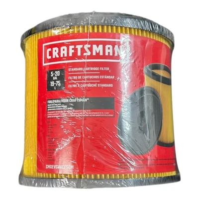 Craftsman 5-10 галлонов Картридж фильтра влажного/сухого кондиционирования воздуха, без пластикового верха-CMXEVCVCFSCM - Изображение 1 из 4