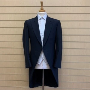 Men & Boys Navy Mohair Lightweight Tailcoat - Weddings / Ascot / Formal - Picture 1 of 2