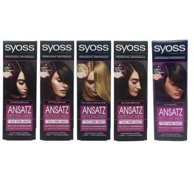 3x Syoss Ansatz Retoucher Nuancen Für Perfekte Graukaschierung, (3x 60ml) - Bild 1 von 2