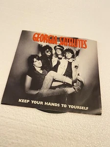 Georgia Satellites KEEP YOUR HANDS TO YOURSELF 1986 Elektra sleeve/single VG+/NM - Picture 1 of 4