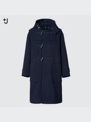 UNIQLO Jil Sander Wool Oversized Duffle Coat Navy Size JP L (US M) - Image 1 of 4