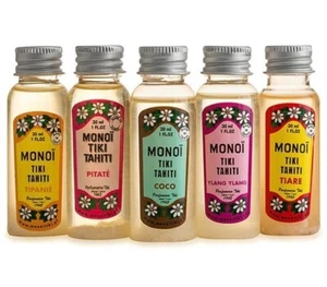 Monoi Tiki Tahití Set de Regalo Aceite Multiusos para Rostro Cuerpo y Cabello 5 x 30ml - Imagen 1 de 5