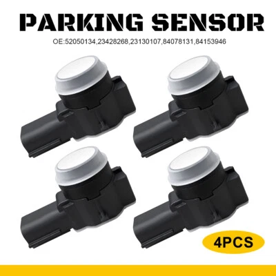 4pcs 23428268 White Parking Assist Sensor for Chevy Silverado Cadillac GMC - Image 1 of 4