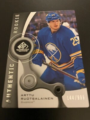 2021-22 SP Game Used Arttu Ruotsalainen Authentic Rookie /999 - Image 1 of 2