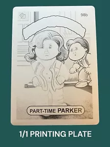 Lunch Box Leftovers #98b Back to the Future BLACK Printing Plate Series 12 - Picture 1 of 2