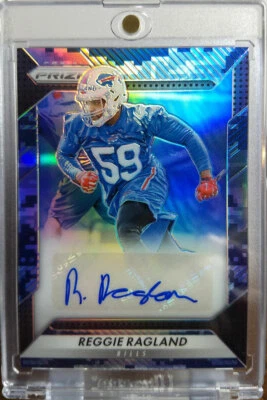 2016 Prizm - Reggie Ragland RC Refractor Auto 4/25 - Lions / Chiefs / Bills - Image 1 of 2