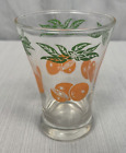 Anchor Hocking Vintage 4oz Juice Glass, Clear with Oranges, replacement glasses