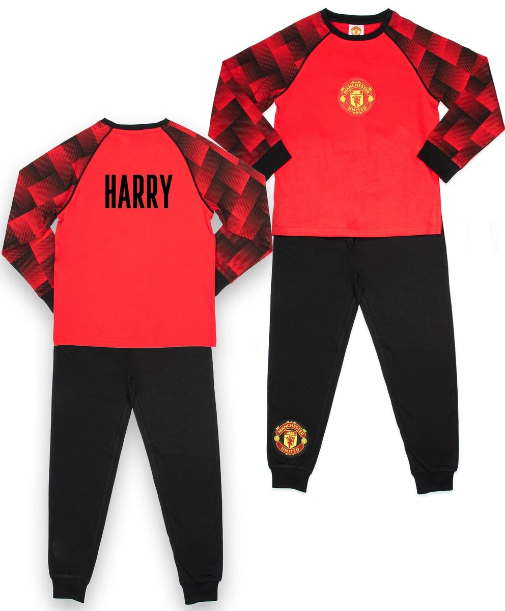Mens Pyjamas Manchester United FC Official Football Short Pyjamas Set ...