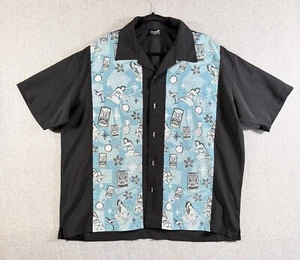 Steady Last Call Shirt Herren 2X schwarz Tiki Hula Babe Bowling Rockabilly Camp USA - Bild 1 von 15