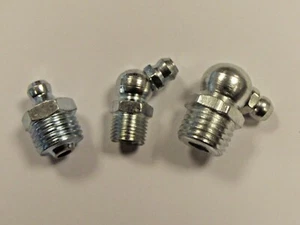 Edelstahl Fettbrustwarzen, BSP, NPT METRISCH in 45 & 90o und gerade, voll - Bild 1 von 5