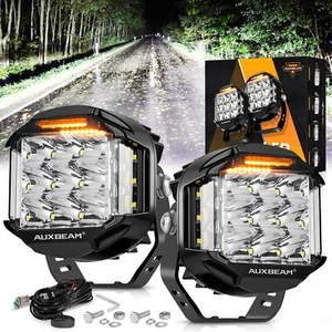 AUXBEAM 5inch LED Work Light Pods Spot Flood Combo Offroad SUV Driving Fog Lamp - Picture 1 of 12