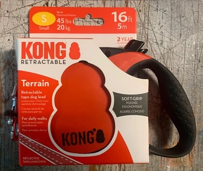 KONG Retractable Terrain Nylon Reflective Retractable Dog Leash - Small - Image 1 of 2