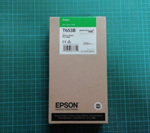 Original Epson T653B Green Ink Cartridge Pro 4900 Various Best Before Dates - Picture 1 of 4