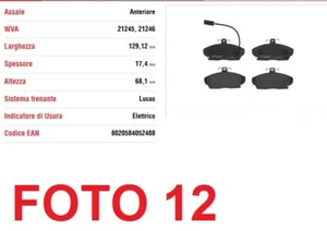 SERIE PASTIGLIE FRENO ANTERIORE PER HONDA ACURA LEGEND ROVER 820 TATA INDICA 1.4 - Foto 1 di 2
