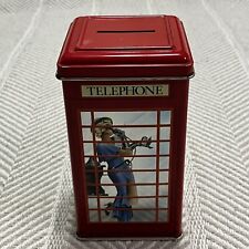 Bentleys of London English Heritage Collection Telephone Booth Tin Coin Bank