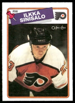 1988-89 O-Pee-Chee - #111 Ilkka Sinisalo - Image 1 of 2