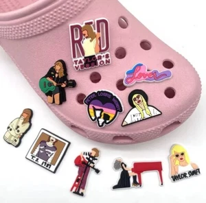 Hot 10Pcs Taylor swiftie Series Shoe Charms for Crocs. A46 - Picture 1 of 2