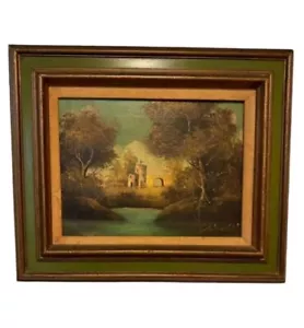 Vintage Oil on Canvas Landscape, Signed “Schindler” - Picture 1 of 10
