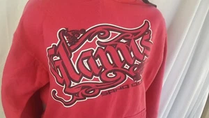 Glamis felpa con cappuccio donna grafica graffiti rosa caldo magenta sabbia dune M a4 - Foto 1 di 9